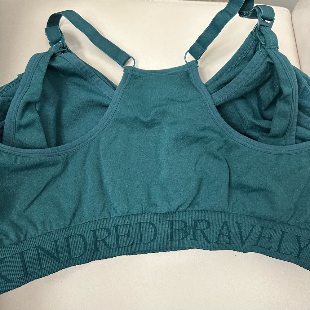 Kindred Bravely Teal Blue Green Pumping Nursing Bra XL Intimates & Sleepwear